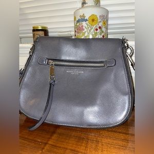 Marc Jacob leather cross body purse - Recruit Rider - Grey